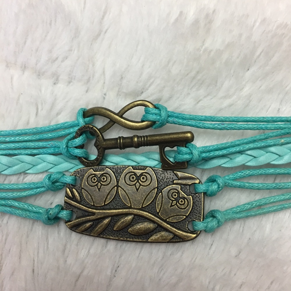 (P2) Owl Key Bracelet - Picture 3 of 5